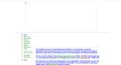 Desktop Screenshot of centralmdaudubon.org